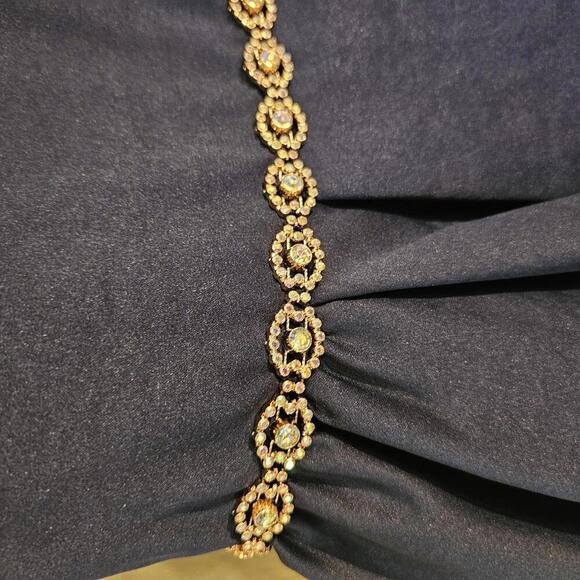 Elegant Navy Blue Holiday Dress size Girls 16 - Picture 2 of 7